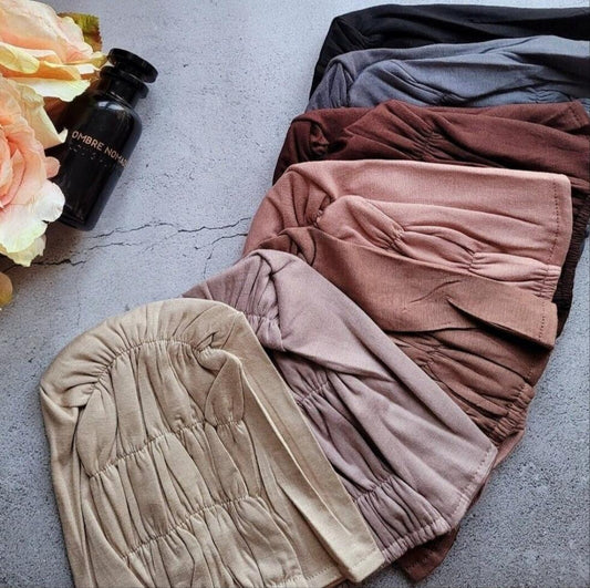 Satin lined hijab undercaps
