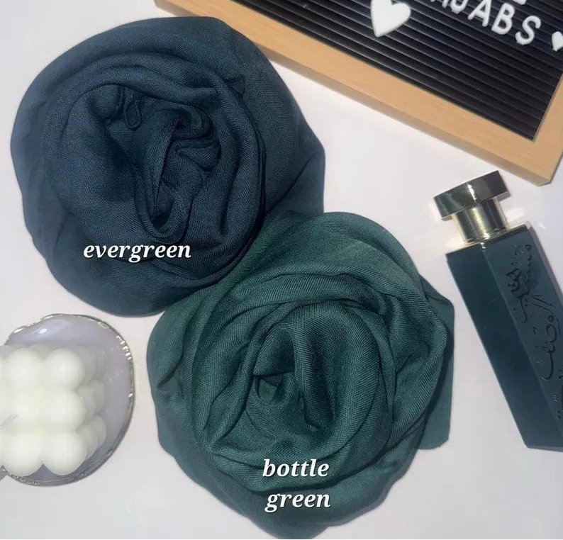 Modal hijabs single stitch