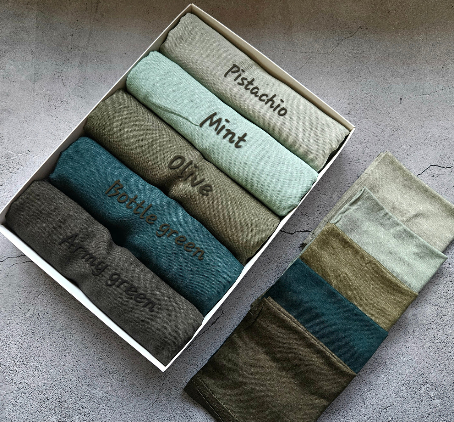Matching Modal Hijab & Cap set