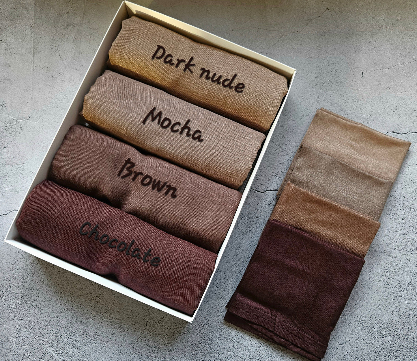 Matching Modal Hijab & Cap set