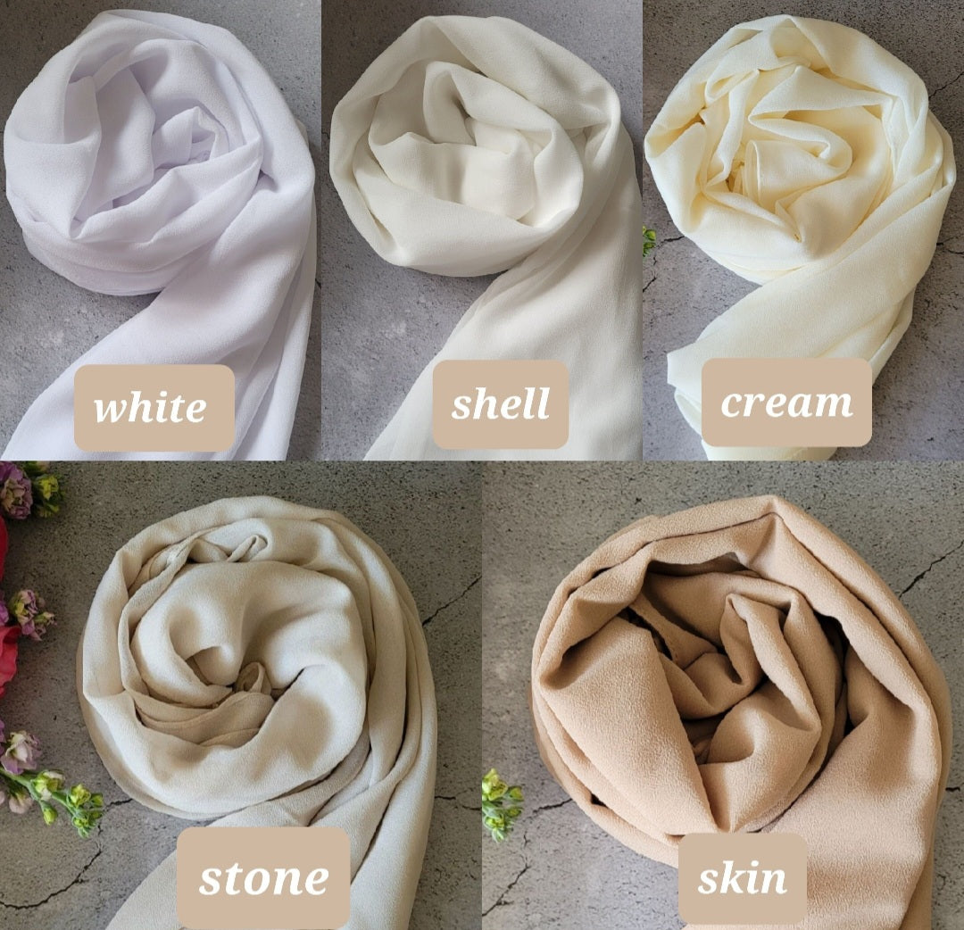 Chiffon Hijab Box Gift Set