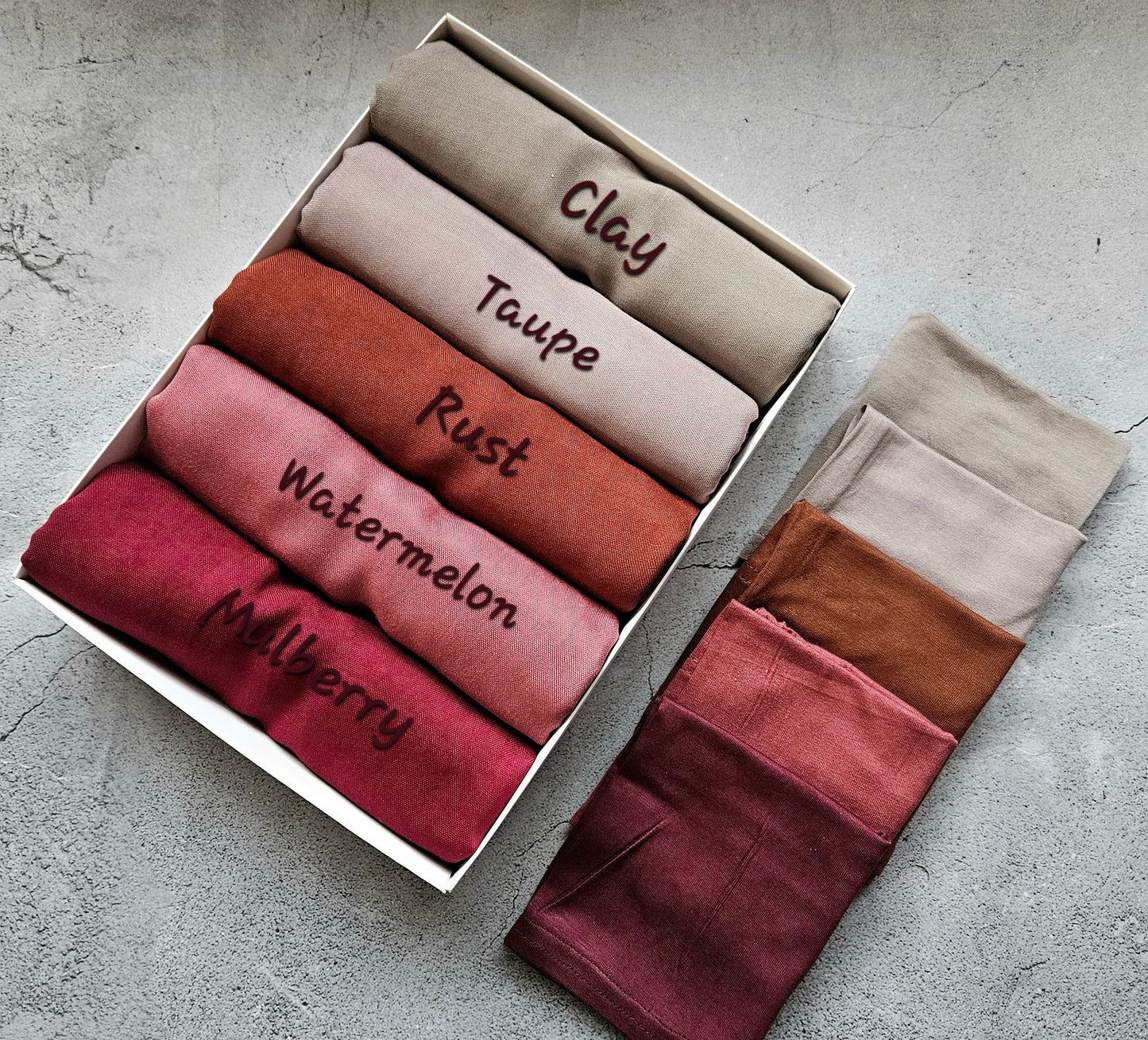 Matching Modal Hijab & Cap set