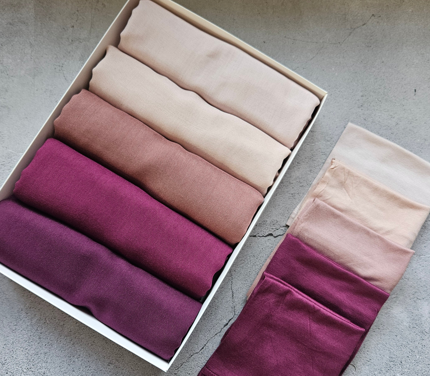 Matching Modal Hijab & Cap set