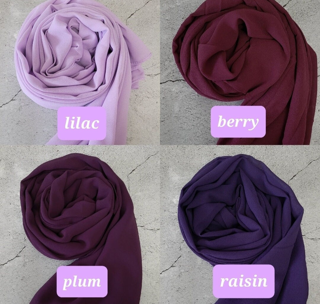 Chiffon Hijab Box Gift Set